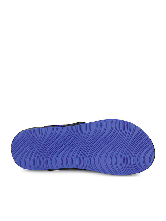 Open Toe Ανδρικά Flip Flops Μαύρα
