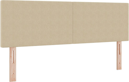 vidaXL Wooden Bed Headboard Open Green Gray 140cm
