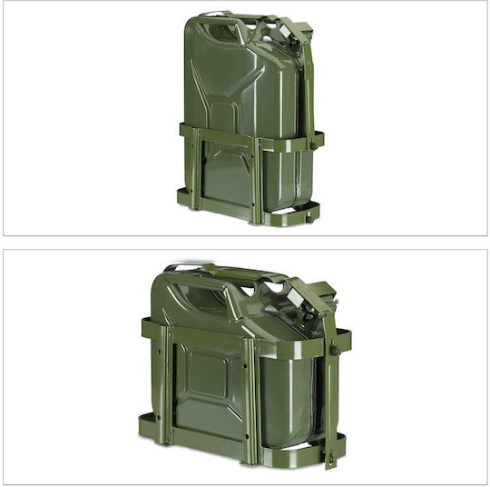 Метална стойка за туби Relaxdays 10/20 L 49-31 X 43 X 20 см
