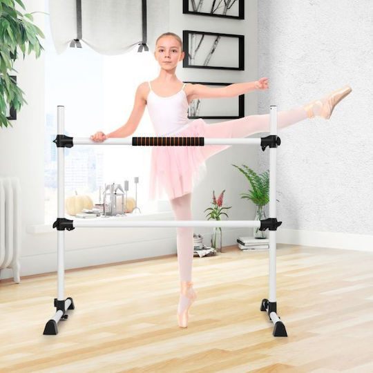 Adjustable Ballet Barre 123 X 71 X 119cm Costway Sp37449sv