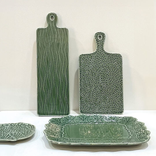 &Klevering Platou de Servire Dreptunghiular Ceramică Verde 32.8x25.2buc 1buc &Klevering Platou de Servire Dreptunghiular Ceramică Verde 32.8x25.2buc 1buc