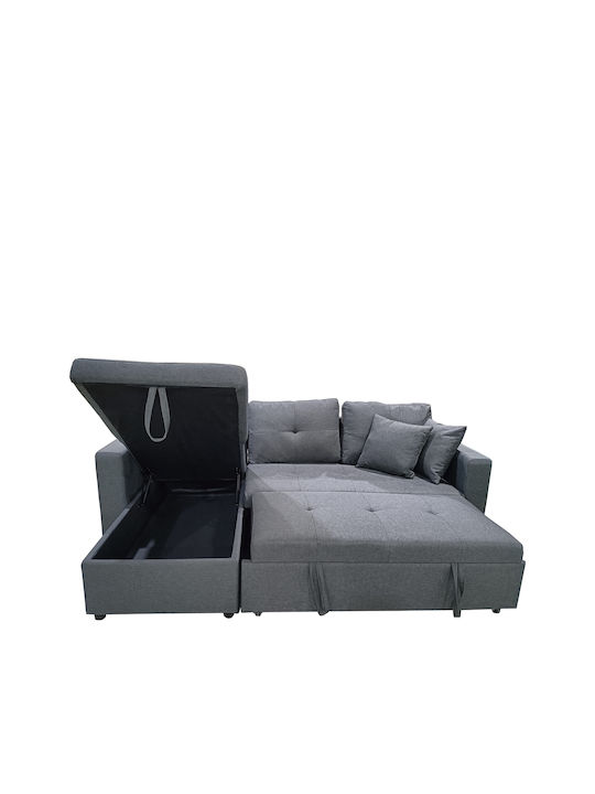 Marcela Ecke Sofa Sofa mit Umkehrbarer Winkel Gray 224x147x83cm