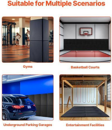 Vevor Waterproof Gym Mat 5 cm Basketball Zfxkqbyzfxkq5lsybv0