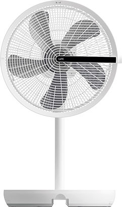 Life Gale Ανεμιστήρας Ορθοστάτης 24W Διαμέτρου 40cm με Τηλεχειριστήριο Λευκός