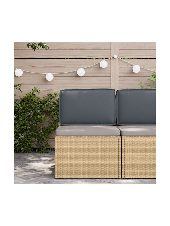 vidaXL Garden Chair Cushion with Backrest Anthracite 40x50cm