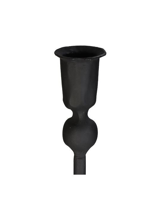 Kersten Candle Holder Metal in Black Color 18x55x18cm 1pcs
