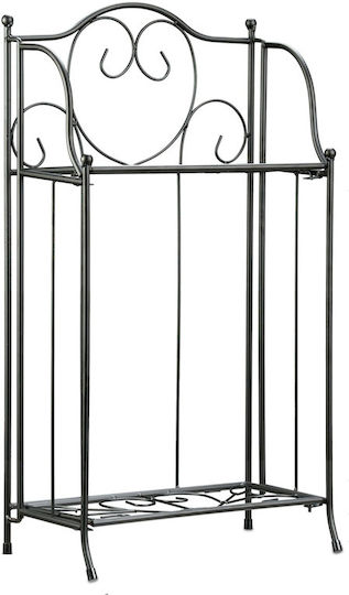 Metal Flower Stand Dimensions 64.5 X 33.5 X 18 Cm Relaxdays