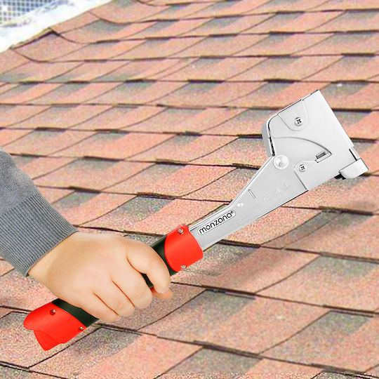 Capsator cu Ciocan Profesional Manual de Construcție 0,9 Kg Capse 6 8 10 12 14 Cm Monzana