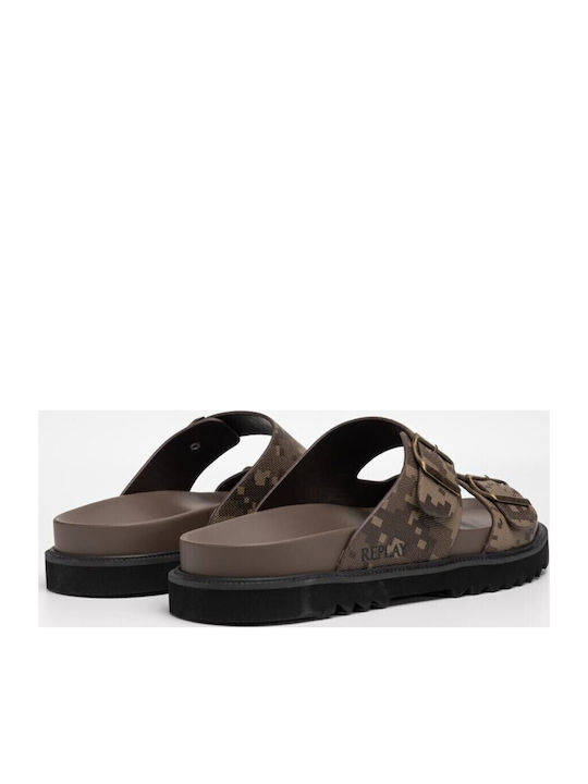Hallan Мъжки сандали в Кафяв цвят