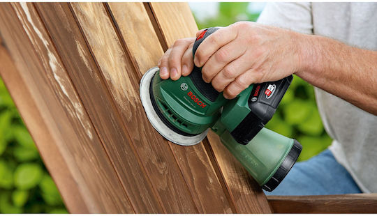Bosch EasyOrbit 18V-10 Έκκεντρο Τριβείο 125mm Μπαταρίας 18V 1x2Ah με Σύστημα Αναρρόφησης