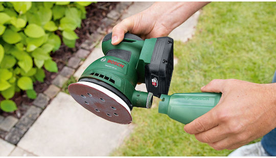 Bosch EasyOrbit 18V-10 Έκκεντρο Τριβείο 125mm Μπαταρίας 18V 1x2Ah με Σύστημα Αναρρόφησης