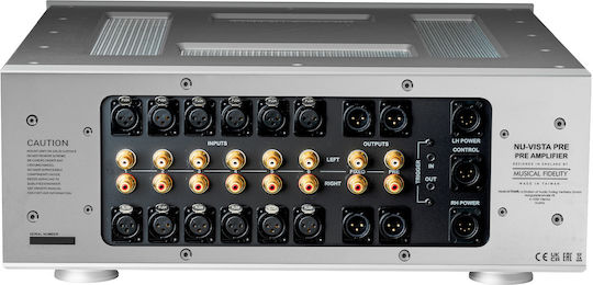 Musical Fidelity Nu-Vista PRE Hybrid Preamplifier Hi-Fi Stereo Black