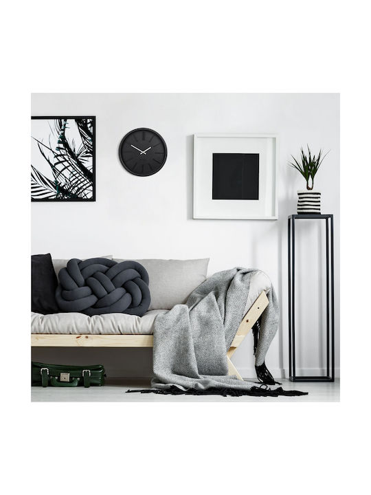 Moderne Wanduhr Schwarz-Weiß Design Maße 5 x 35 cm Relaxdays