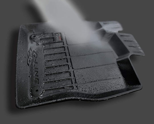 Frogum Set of Front and Rear Mats 4pcs Tray Type for Volvo XC 60 2017 Black
