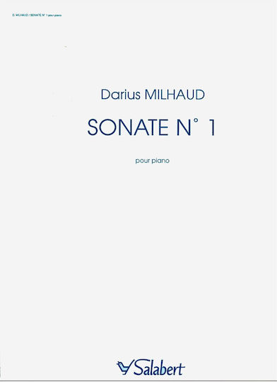 Durand Darius Milhaud - Sonata No.1 Παρτιτούρα για Πιάνο