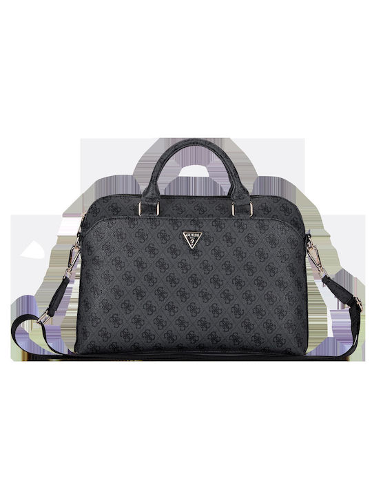 Guess Grained 4g Logo Geantă pentru laptop 15" în culoarea Negru