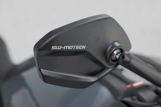SW-Motech Motorradrückspiegel 2Stück Schwarz