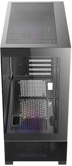 Antec CX500M ARGB Gaming Mini Tower Κουτί Υπολογιστή με Πλαϊνό Παράθυρο Μαύρο