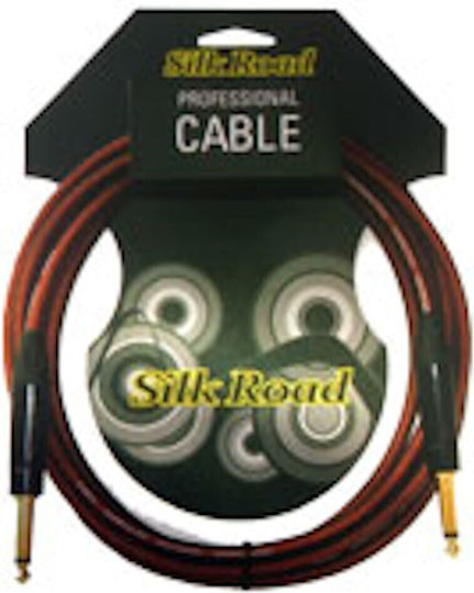 Silk Road Instrument Cable 6.3mm male - 6.3mm male 5m (LRG101-5)