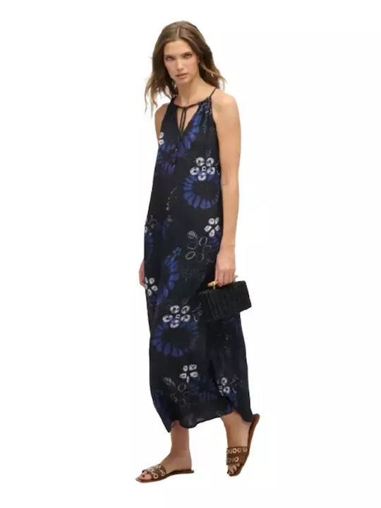 Beach Cami Лятна Maxi Рокля Синя