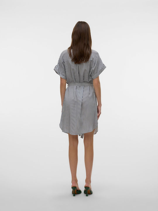 Vero Moda Bumpy Φόρεμα All day Πολύχρωμο