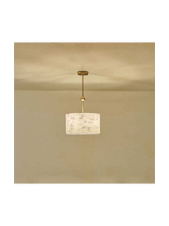 Eurolamp Verona Κρεμαστό Φωτιστικό Χρυσό με Ντουί E14 38x38x69εκ.