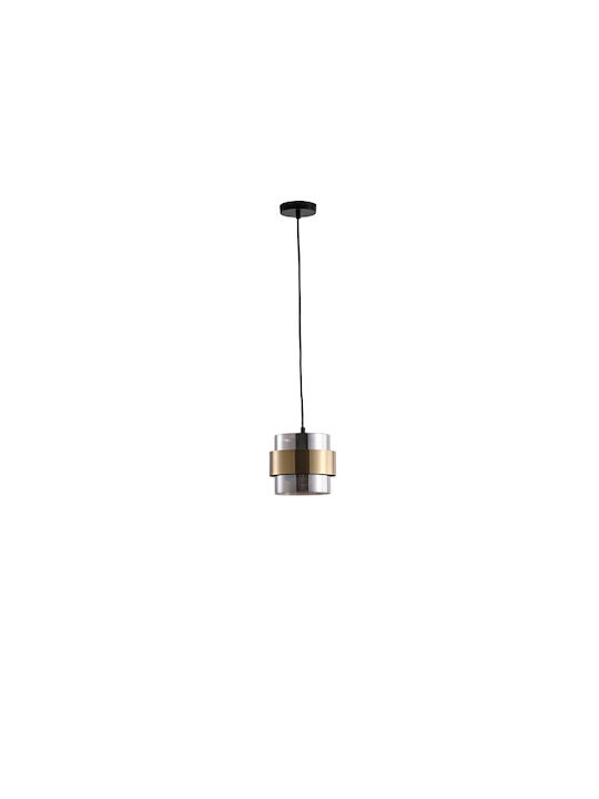 Eurolamp Pendant Light Black with Socket E27 18x120.5cm