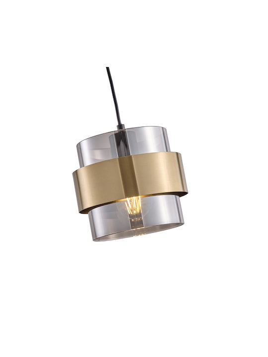 Eurolamp Pendant Light Black with Socket E27 18x120.5cm