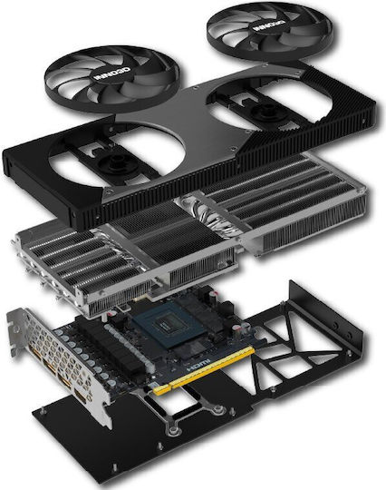 Inno 3D GeForce RTX 5070 12GB GDDR7 TWIN X2 OC Κάρτα Γραφικών