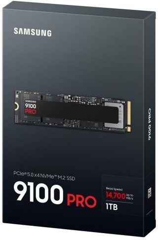 Samsung 9100 Pro SSD 1TB M.2 Type with PCI Express 5.0 Connection PS5 Compatible MZ-VAP1T0BW
