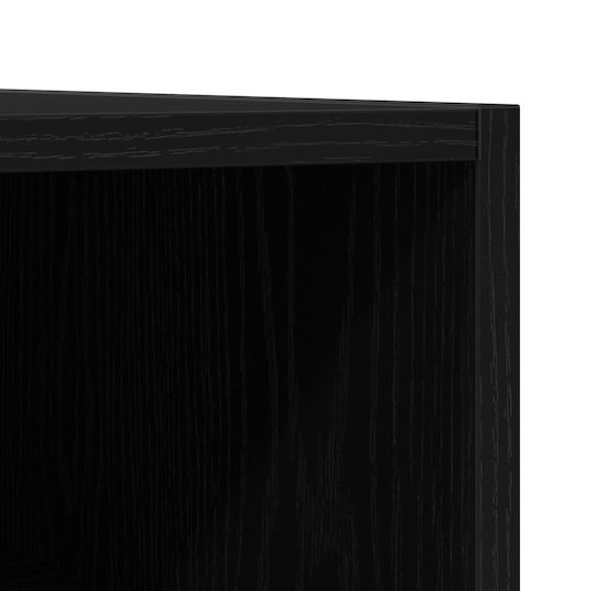 vidaXL Shelves Hi-Fi Furniture Black 38x100x48cm