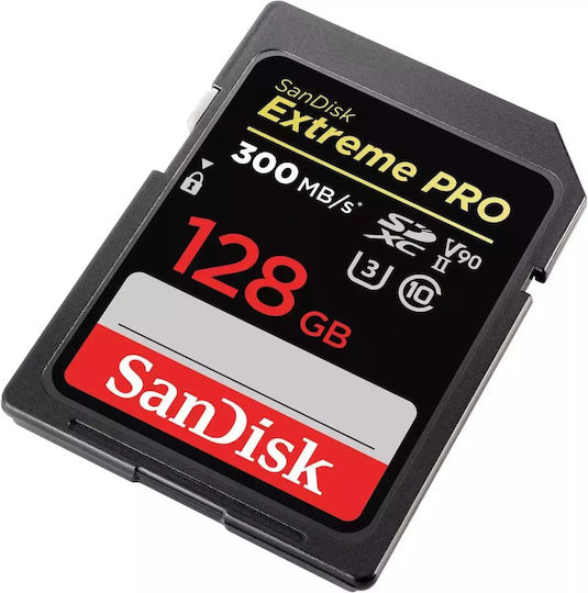Sandisk Extreme Pro Sdxc Memory Card 128gb 300mb/s V90
