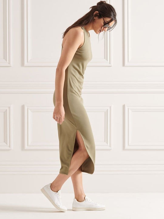 Summer Maxi Dress Khaki