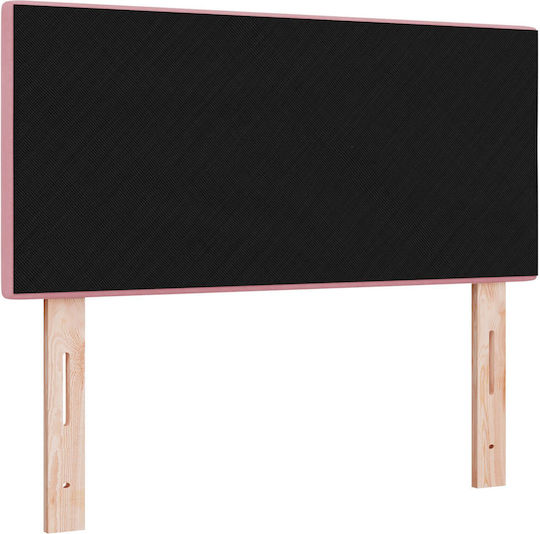 vidaXL Wooden Bed Headboard Pink 100x88cm
