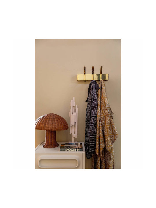HK Living Tischlampe LED mit Beige Schirm und Basis