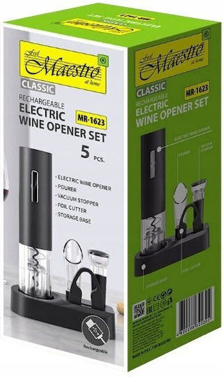 Maestro Electric Corkscrew Burgundy