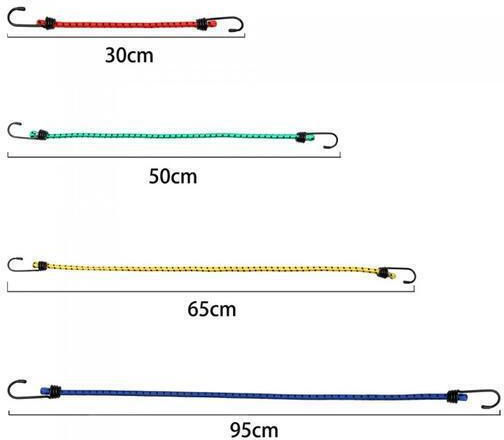 Set 12 Elastic Cords