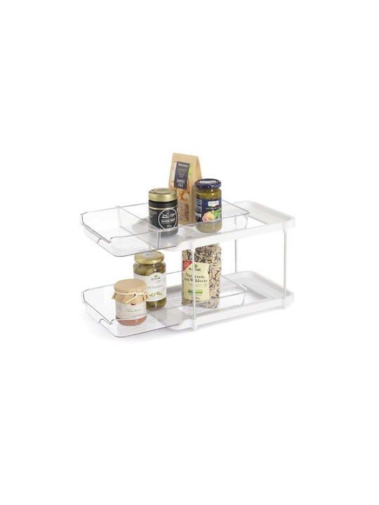 Zeller Tabletop Plastic Base 33.3x21x23cm White