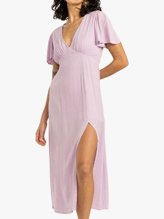Jet Set Rochii De Vară Pentru Femei Midi Rochie-Cămașă Violet