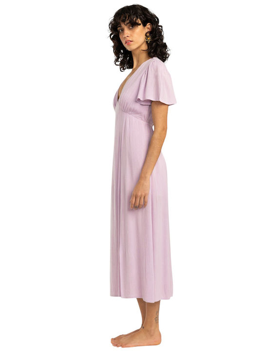 Jet Set Rochii De Vară Pentru Femei Midi Rochie-Cămașă Violet