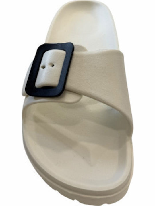 Women's Flat Sandals Anatomic in White Color