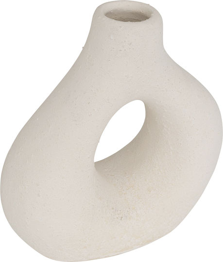 Vază Decorativă Ceramică Lora Ecru 3buc