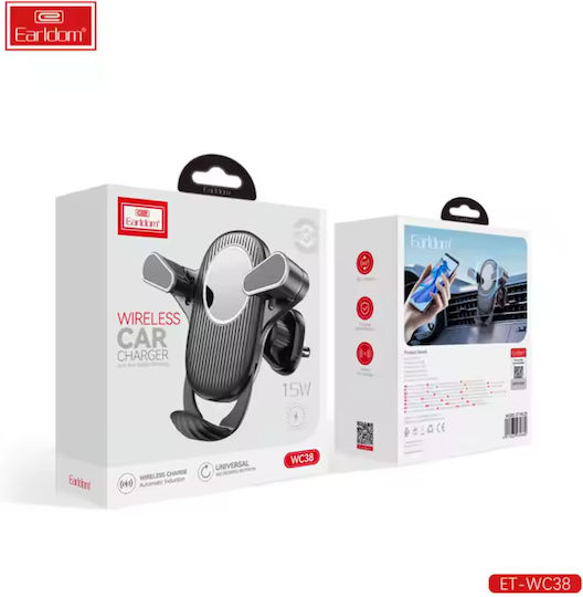 Earldom Car Mobile Mount 4-6 Inches with Adjustable Hooks Black