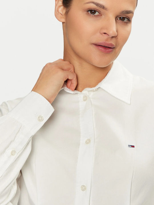 Mini Shirt Dress Ecru