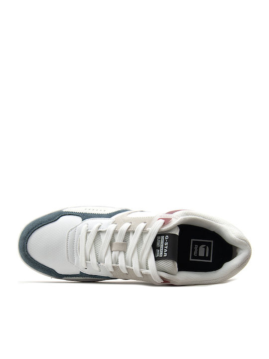 Ανδρικά Sneakers Λευκό-μπλε-μπορντώ