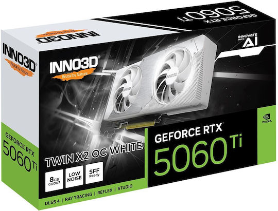 Inno 3D GeForce RTX 5060 Ti 8GB GDDR7 Twin X2 OC White Κάρτα Γραφικών