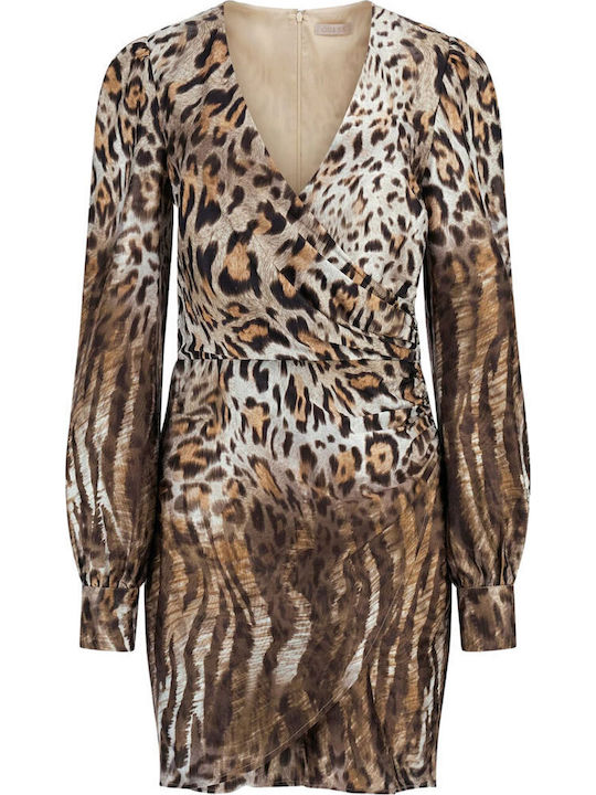 Marion Rochie de Seara Mini Crouaz Leopard