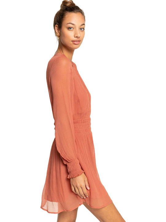 Boho Babe Καλοκαιρινό Mini Φόρεμα Πορτοκαλί
