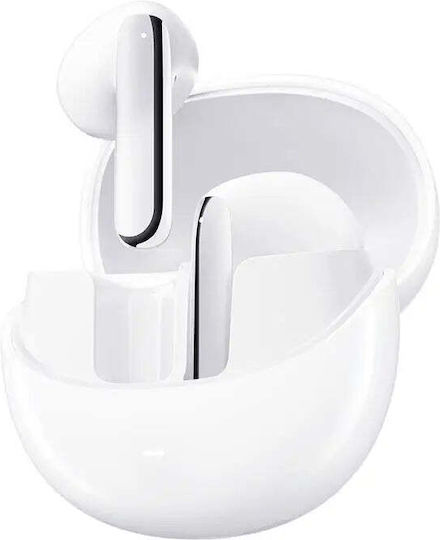 QCY HT 10 Pro Earbud Bluetooth хендсфри Слушалки с Устойчивост на Пот и Кутийка за Зареждане Бял