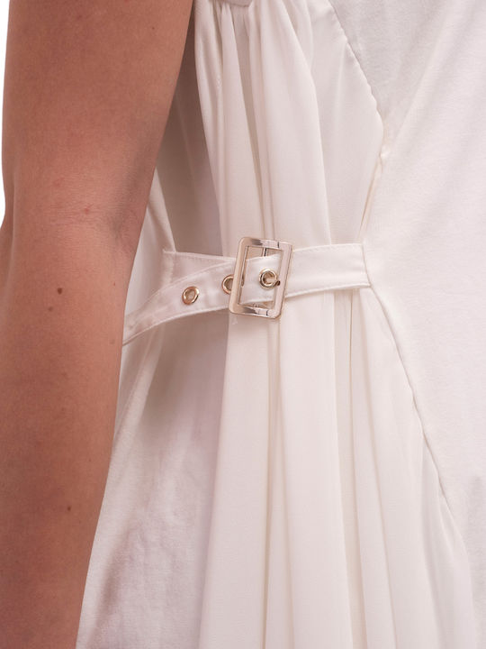 Summer Midi Dress White